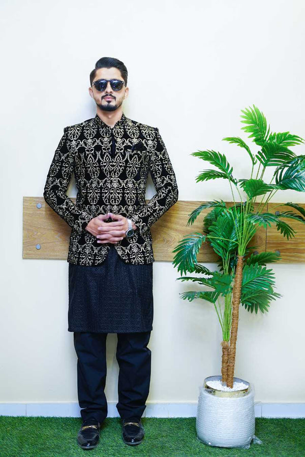 Luxury Embroidered Prince Coat